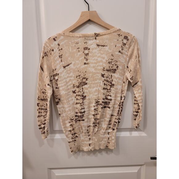 Banana Republic Animal Print Cardigan - Picture 2 of 6